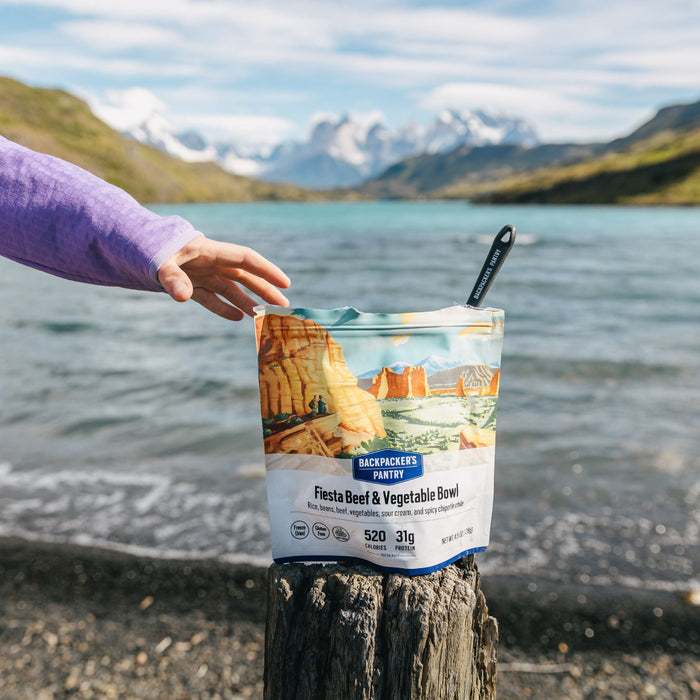 Backpacker's Pantry Fiesta Beef and Vegetable Bowl lifestyle
