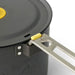 Frontier pot lid with strainer holes and LidKeep clip