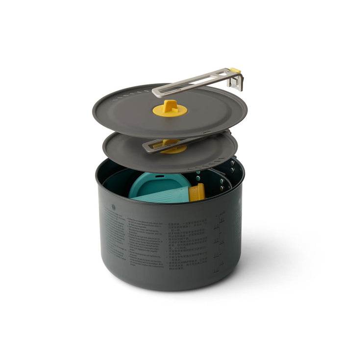 Frontier Two Pot Cook Set nested for packing
