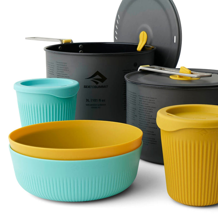 Frontier Two Pot Cook Set components