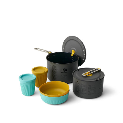 Sea to Summit Frontier Ultralight Two Pot Cook Set, six pieces
