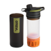 Grayl GeoPress purifier bottle separated to show the replacement cartridge