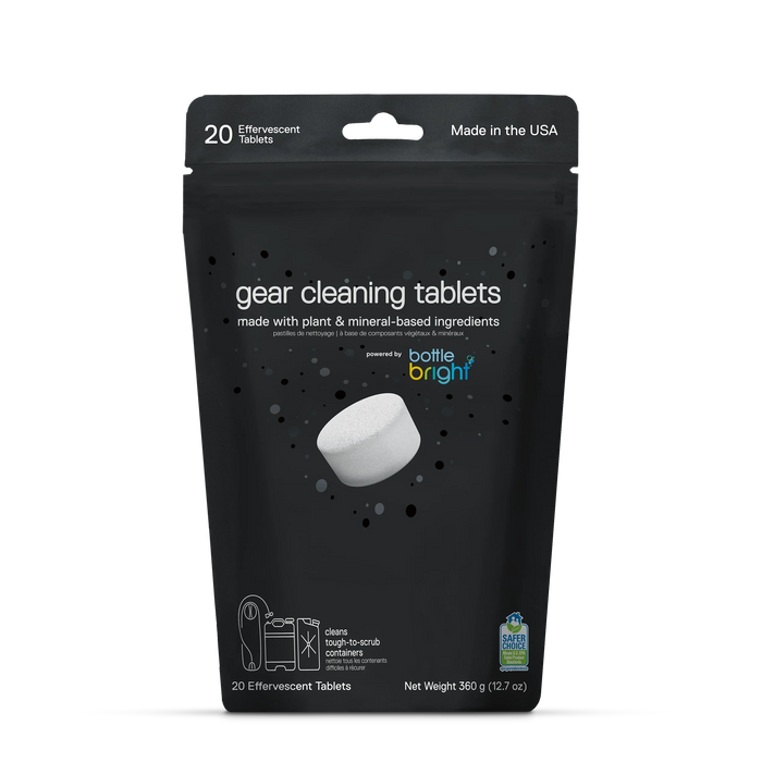 Hydrapak Gear Cleaning Tablets 20 pack, front