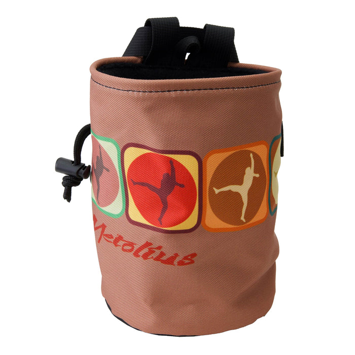 Metolius Logo Chalk Bag Brown