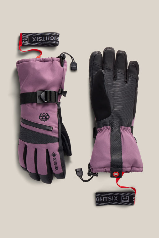 686 Women's GORE-TEX Smarty 3-in-1 Gauntlet Glove - Black Plum, pair
