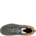 Oboz Men's Bangtail Mid Insulated Waterproof in Charcoal, top view