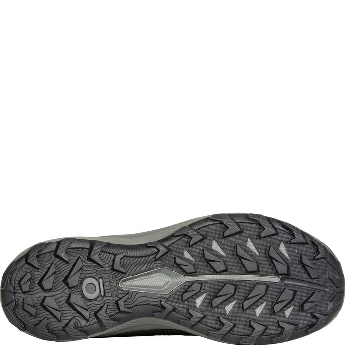 Oboz Men's Katabatic LT Mid GTX Waterproof in Black Sea, bottom view