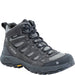 Oboz Men's Sawtooth Ascent Mid Waterproof in Charcoal, angled view