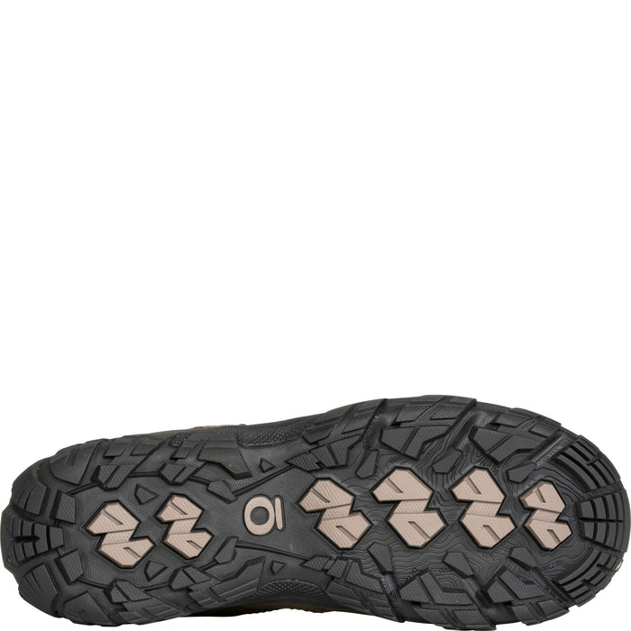 Oboz Men's Sawtooth X Low Waterproof in Classic Brown, bottom view