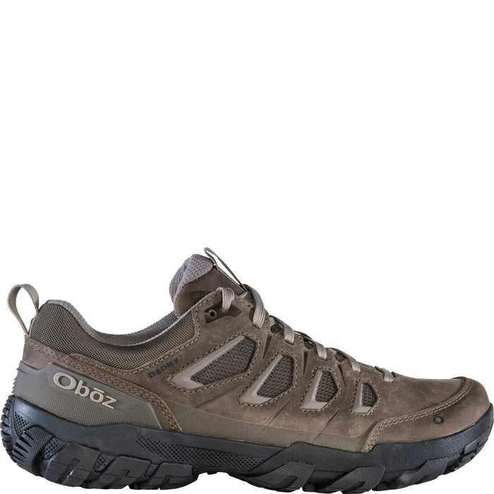 Oboz Men's Sawtooth X Low Waterproof in Classic Brown, outside view