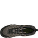 Oboz Men's Sawtooth X Mid Waterproof in Charcoal, top view