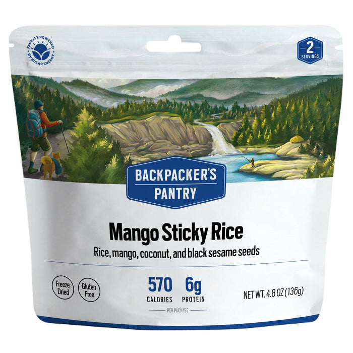 Backpacker's Pantry Mango Sticky Rice pouch, front