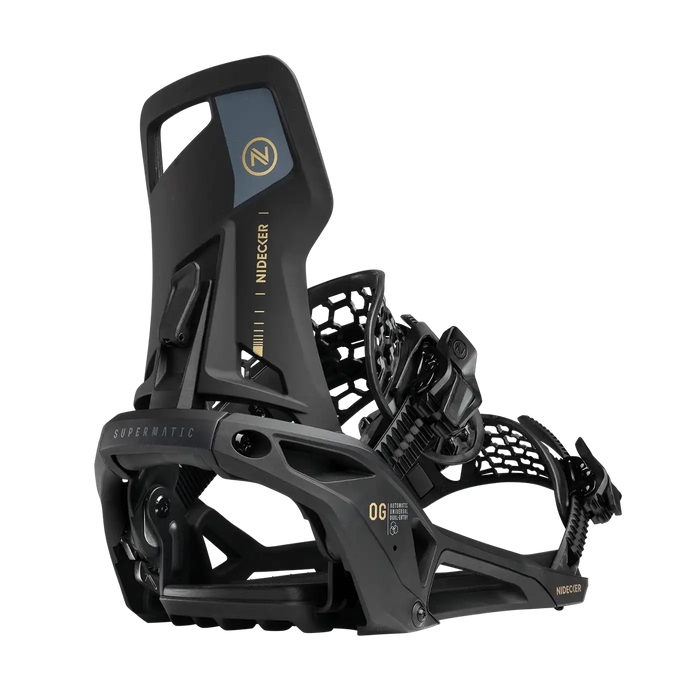 Nidecker OG Supermatic snowboard binding 2025/26, Black