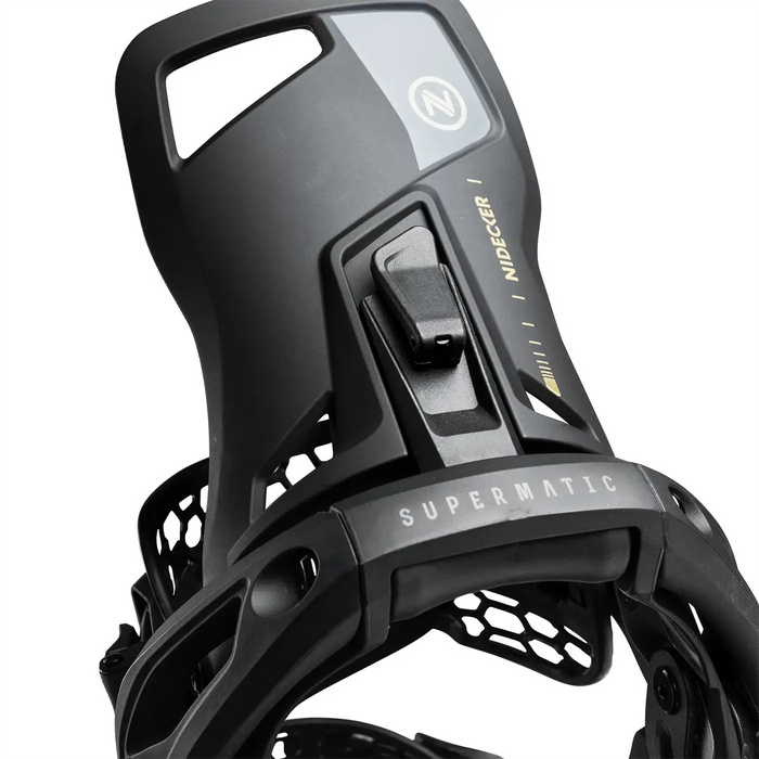 Nidecker OG Supermatic snowboard binding 2025/26, Black