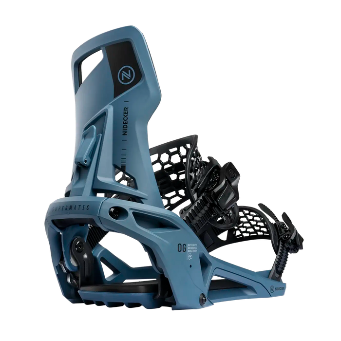Nidecker OG Supermatic snowboard binding 2025/26, Atlantic