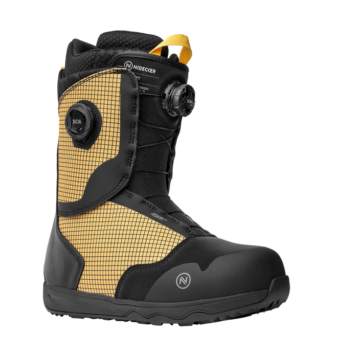 Nidecker Rift men's snowboard boot 2025/26, Yellow/Black