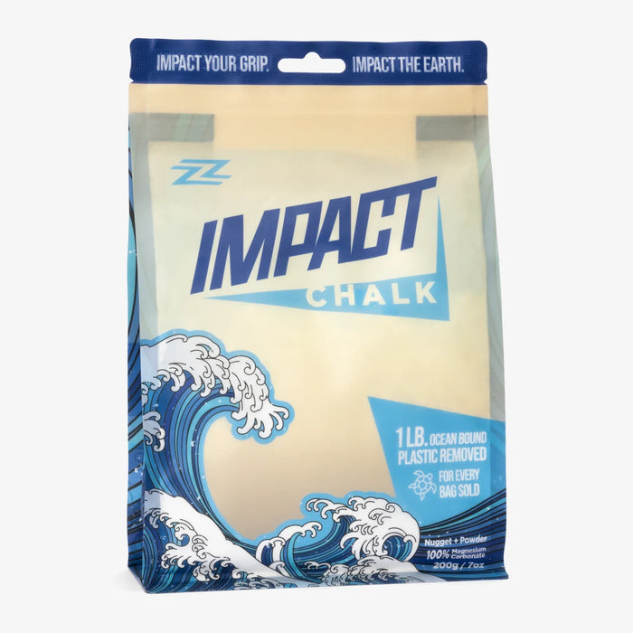 Zigzag Impact Chalk 7oz bag, front