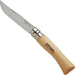 Opinel No.07 stainless steel folding knife with beechwood handle