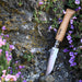 Opinel No.09 stainless steel folding knife with beechwood handle, view 2
