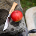 Opinel No.09 stainless steel folding knife with beechwood handle, view 4