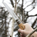 Opinel No.12 carbon steel folding saw with beechwood handle, view 2