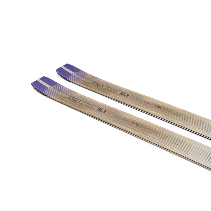 Salomon Outside 82 Grip skis angle view