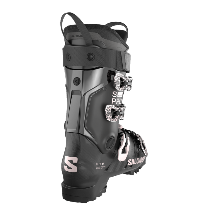 Salomon S/Pro Supra 85 W Ski Boots, Black / Black / Lilac Ash
