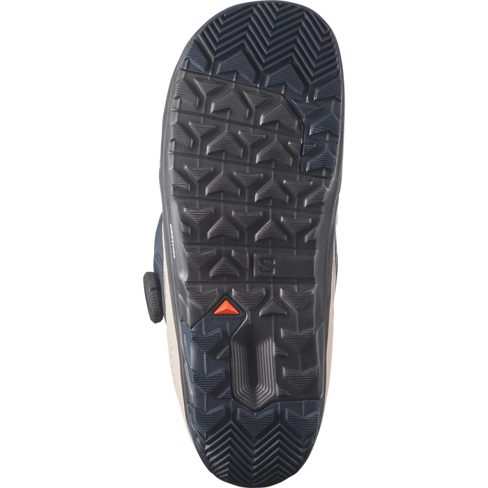 Salomon Launch BOA SJ men's snowboard boot in Blue Nights, outsole