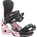 Salomon District 2027 snowboard binding in icy pink, highback detail