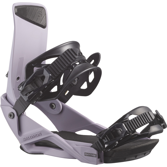 Salomon Rhythm snowboard binding in Nirvana, highback detail