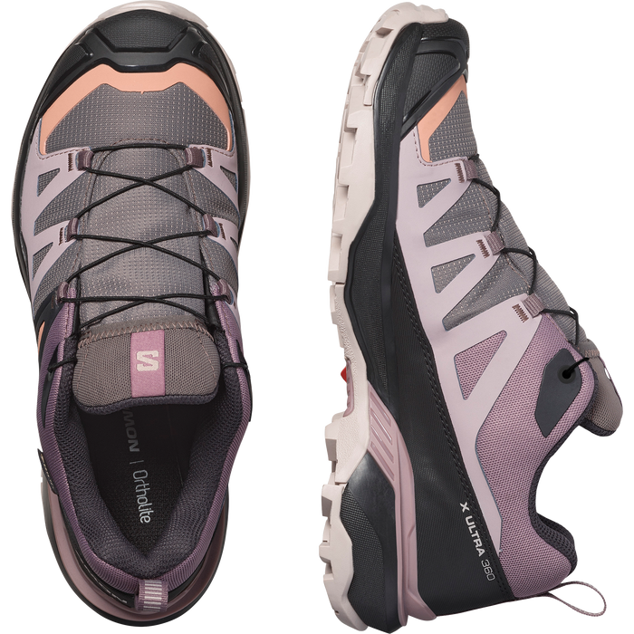 Salomon X Ultra 360 GTX Women's, Plum Kitten/Phantom, detail