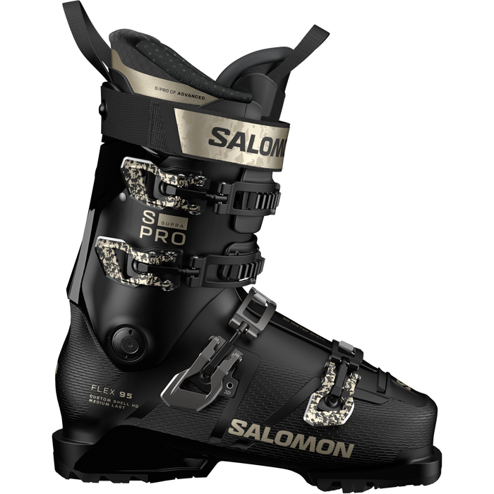 Salomon S/Pro Supra 95 W Ski Boots, Black / Black / Dark Grey Met.