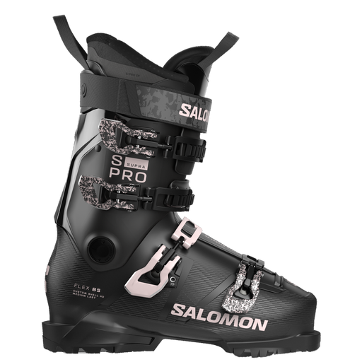 Salomon S/Pro Supra 85 W Ski Boots, Black / Black / Lilac Ash