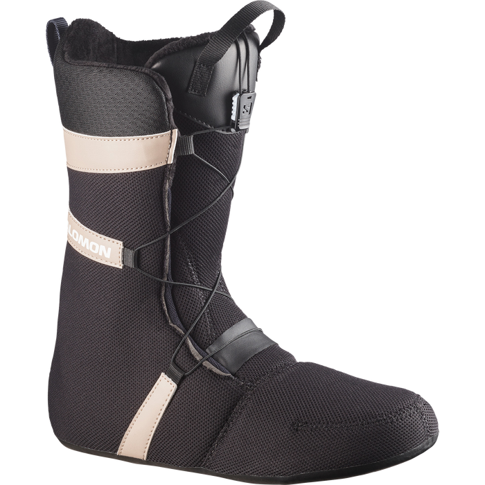 Salomon Launch BOA SJ men's snowboard boot in Blue Nights, back view