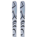 Salomon QST 100 skis, Cosmic Sky / Dark Grey / Neon Blue