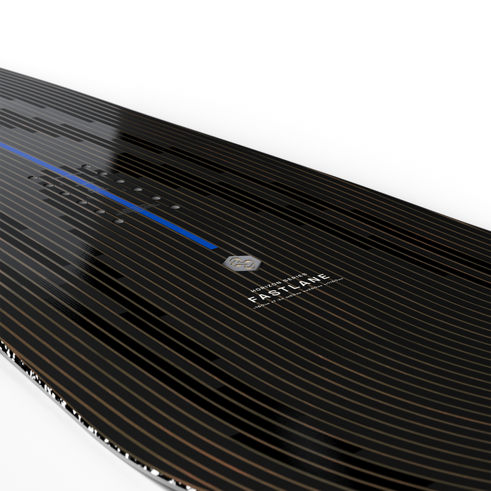 Salomon Fastlane 2027 snowboard, angled view