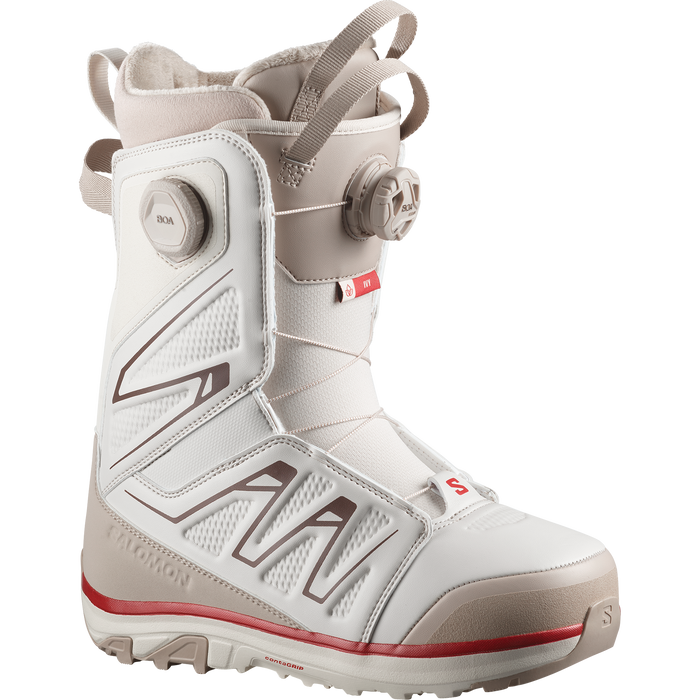 Salomon Ivy BOA SJ women's snowboard boot in Almond Milk