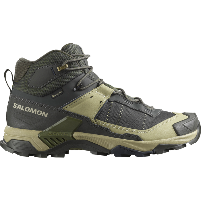 Salomon X Ultra 5 Mid GORE-TEX, Peat / Gray Green / Blue Nights