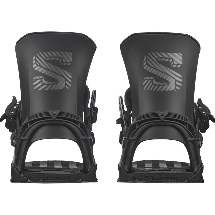 Salomon District 2027 snowboard binding in black, baseplate