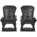 Salomon District 2027 snowboard binding in black, baseplate