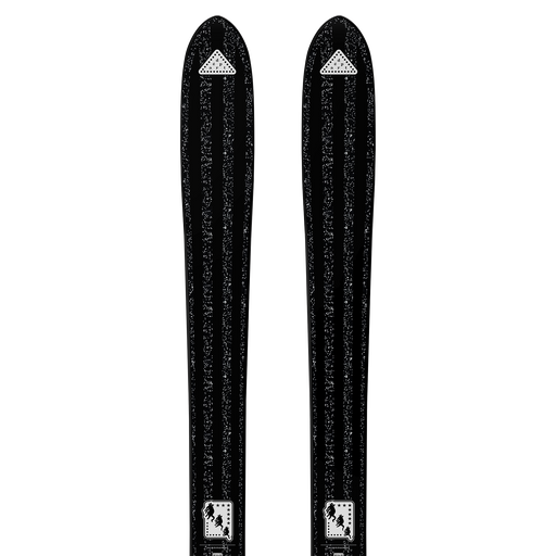 Salomon départ. 02 skis, Black / Glitter / Silver Met.