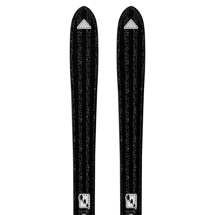 Salomon départ. 02 skis, Black / Glitter / Silver Met.