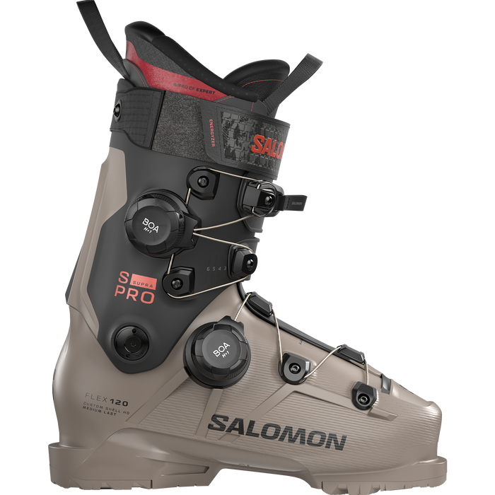 Salomon S/Pro Supra D BOA 120 Ski Boots, Roasted Cashew / Black / Samba Met.