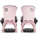 Salomon District 2027 snowboard binding in icy pink, baseplate