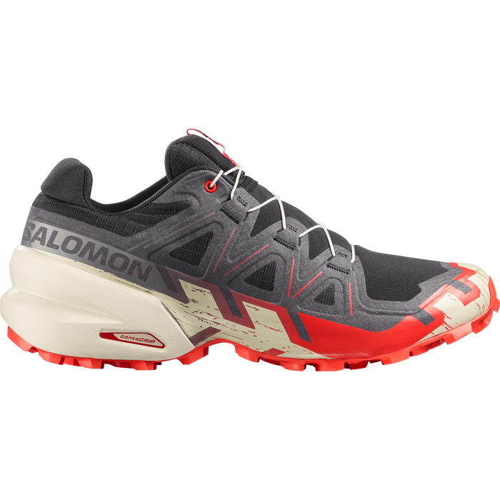 Salomon Speedcross 6 Men's, Black/Fiery Red