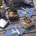 Opinel Picnic+ set with No.08 folding knife, fork and spoon inserts, view 2