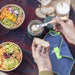 Opinel Picnic+ set with No.08 folding knife, fork and spoon inserts, view 5