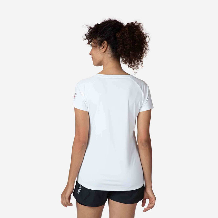 Rossignol women's Tech Tee white detail