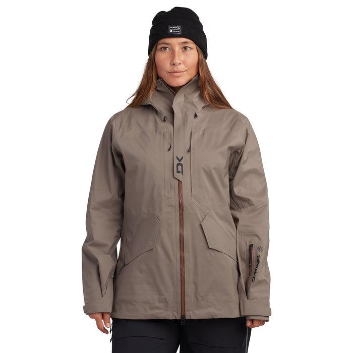 Dakine Women's Sender Stretch 3L Jacket in Earth Gray