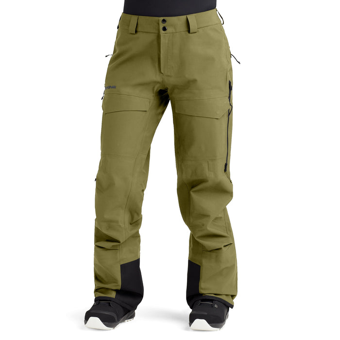 Dakine Women's Sender Stretch 3L Pant in Earth Green